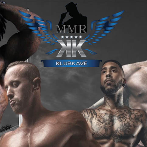 Danseurs Masculins Enflammés en Direct